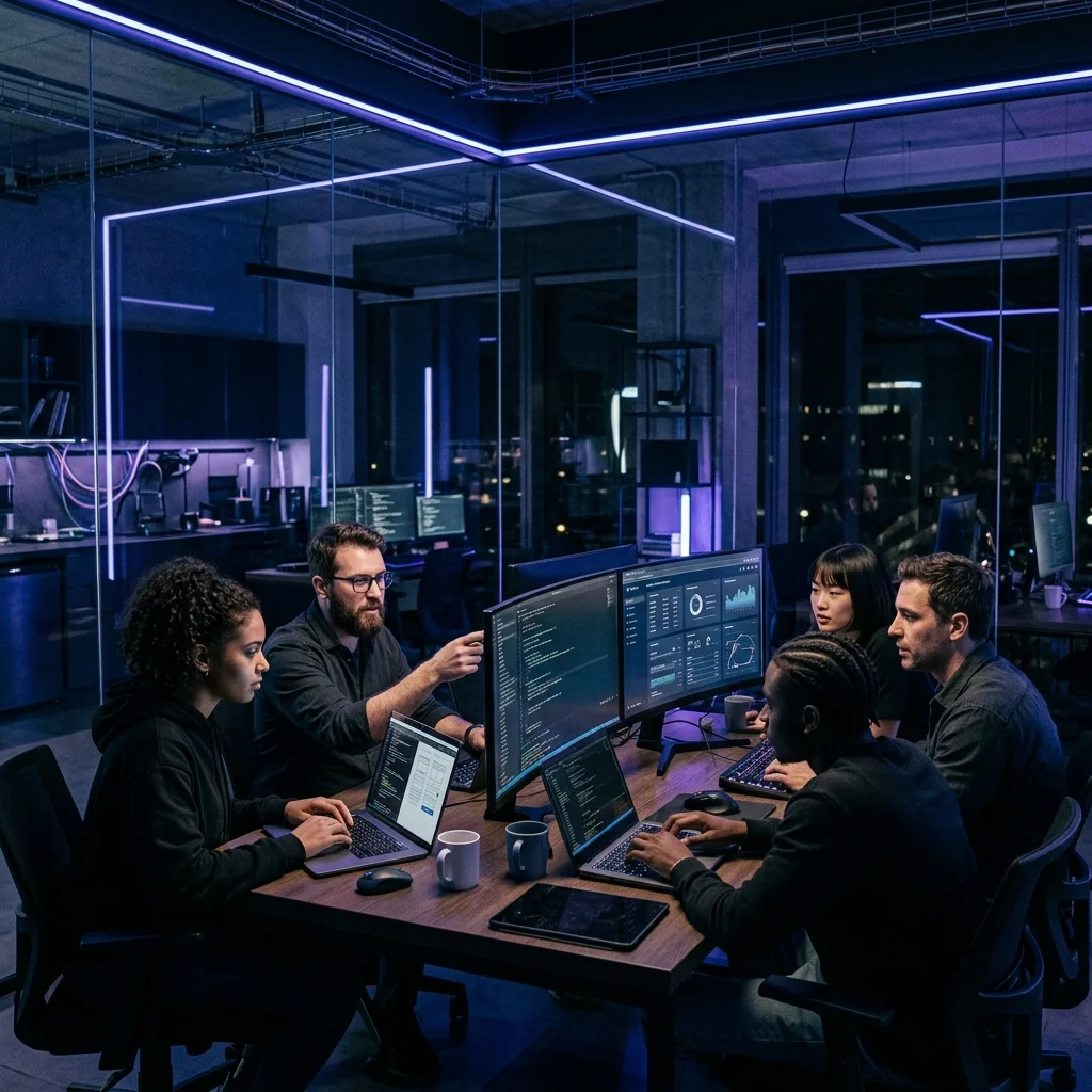SynxWeb team at work