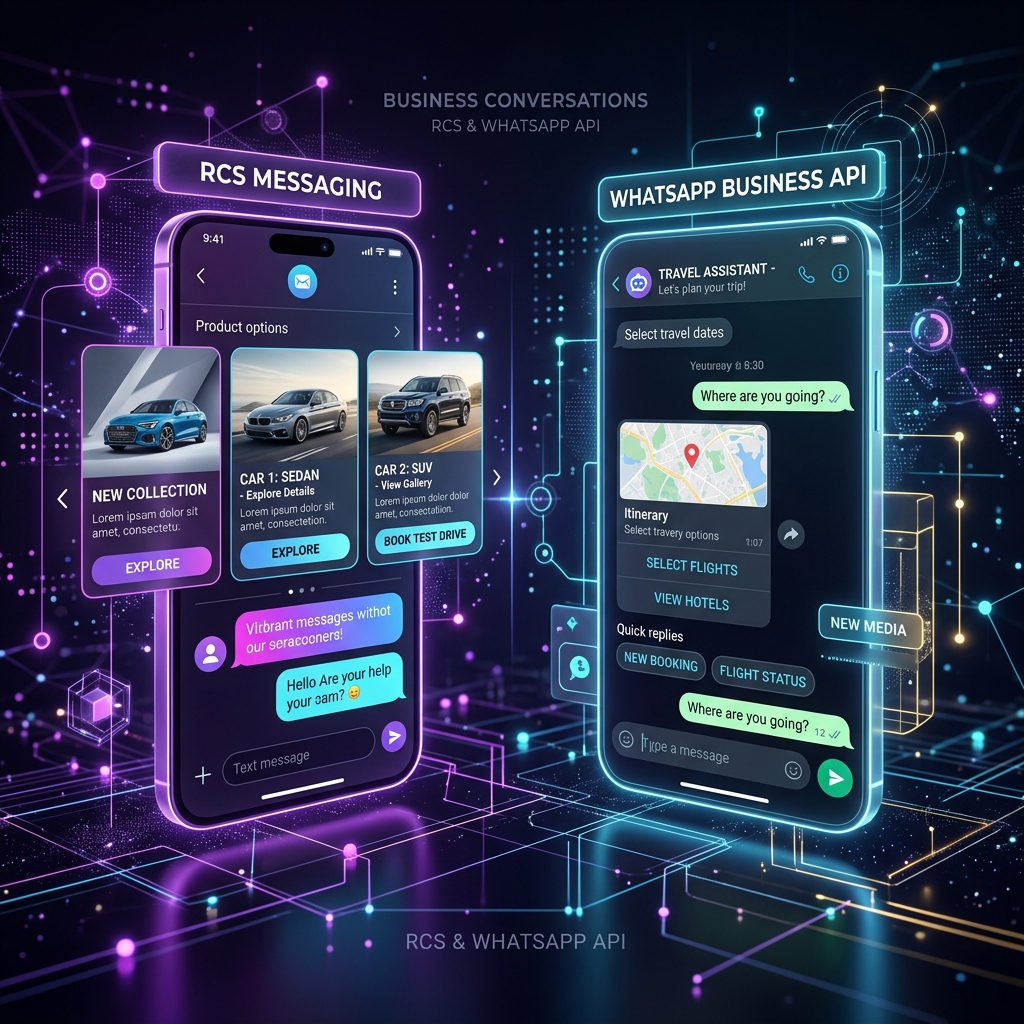 RCS Business Messaging vs WhatsApp Business API: The Ultimate 2026 Comparison
