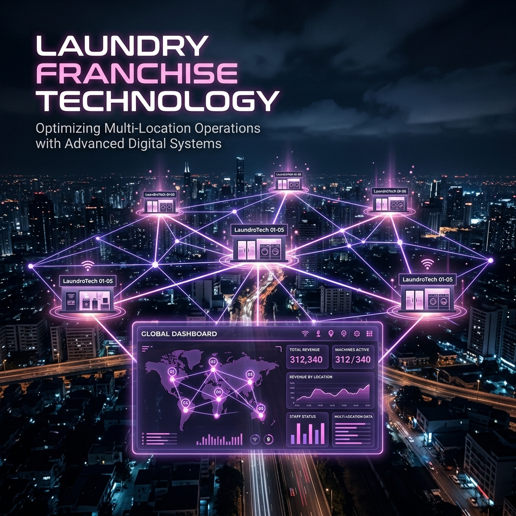 How to Scale a Laundry Franchise with Multi-Store Management Technology